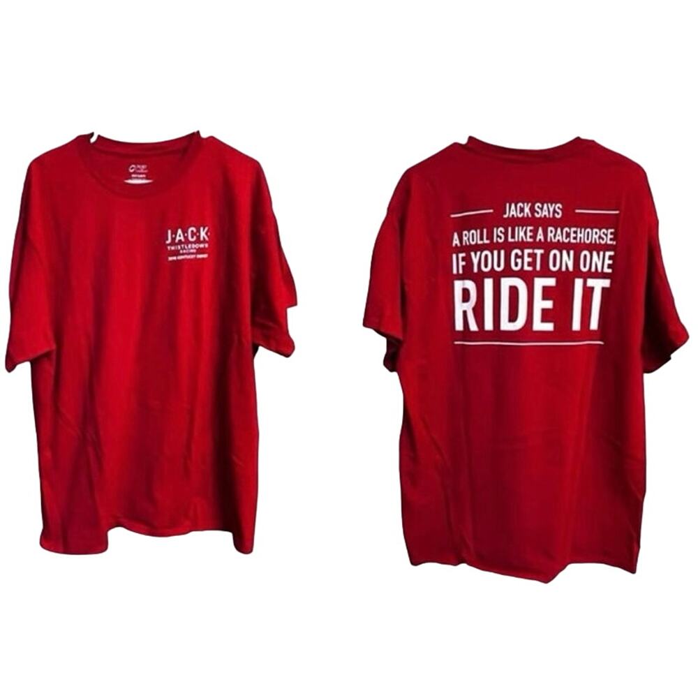 Cleveland Jack Thistledown Red KY Derby 2016 A Roll Is Like A Racehorse Shirt
